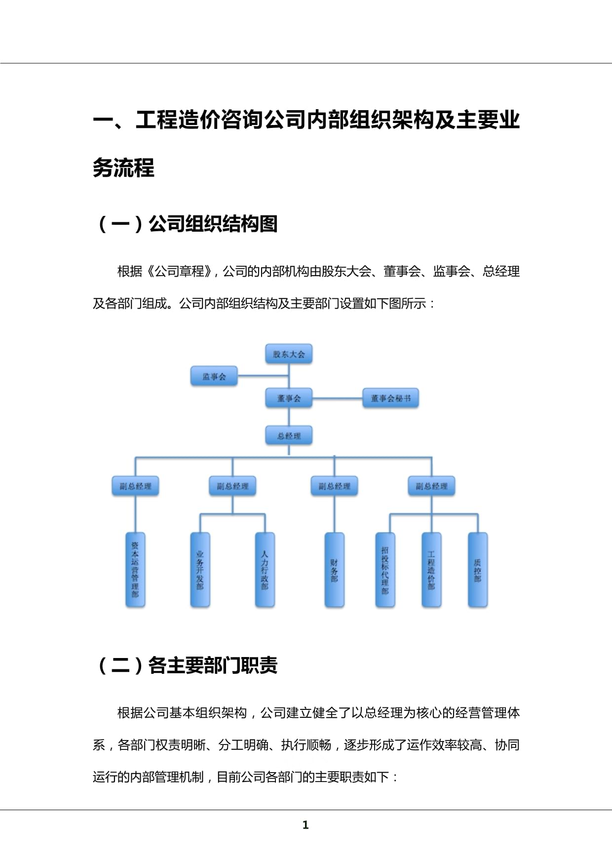 2019年工程造價(jià)咨詢公司組織結(jié)構(gòu)、部門職能、業(yè)務(wù)流程、商業(yè)模式、行業(yè)現(xiàn)狀研究